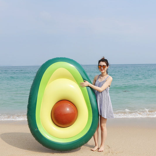 Pregnancy-Friendly Inflatable Avocado Pool Float – Ultimate Belly Support & Relaxation for Moms-to-Be | Babymoon Essential! 🥑💖🌊